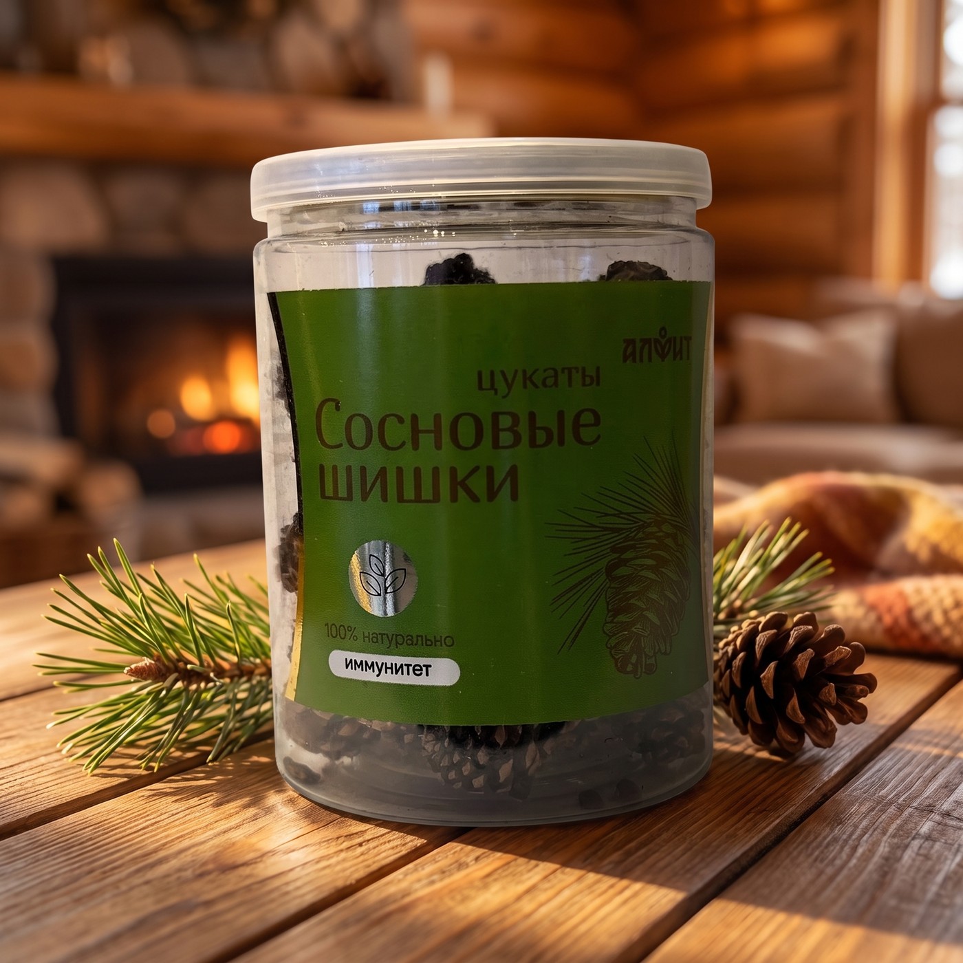 Цукаты из сосновых шишек, 75 г
