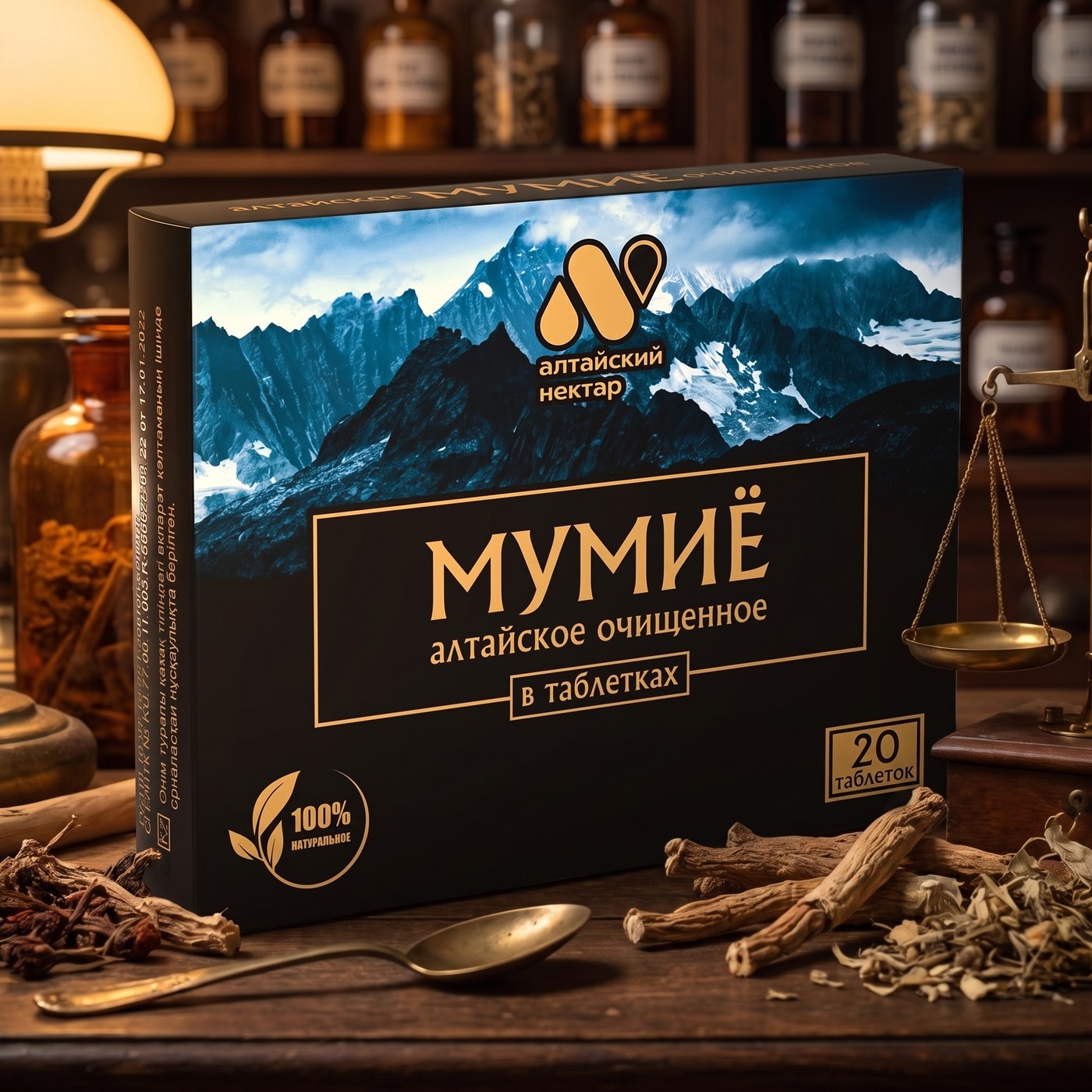 Мумиё в таблетках 20 шт