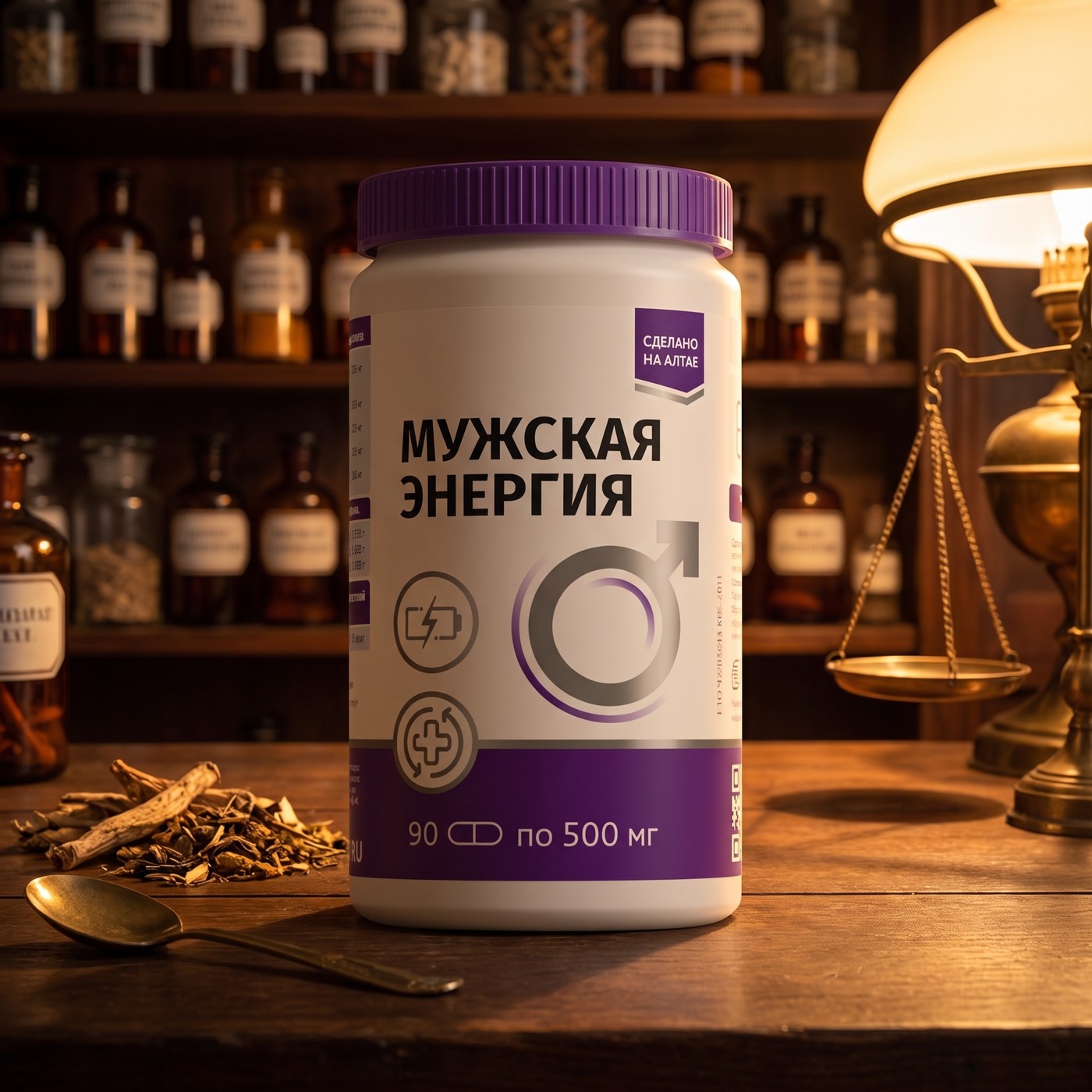 Мужская Энергия Алтая, капсулы №90